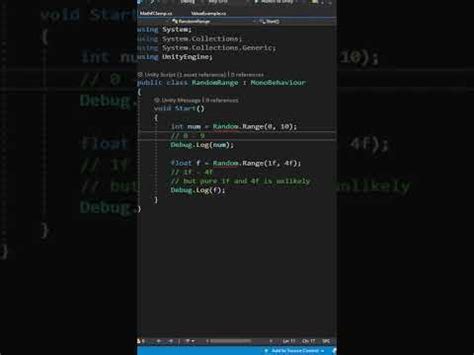 unity random range int.